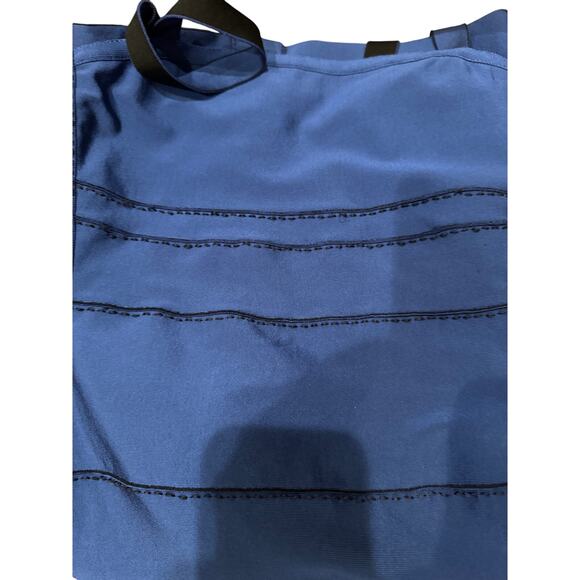 Hervé Léger Rare Reversible Blue/Black Bandage Dress No Size Tag Est. XXS/XS - Picture 7 of 9